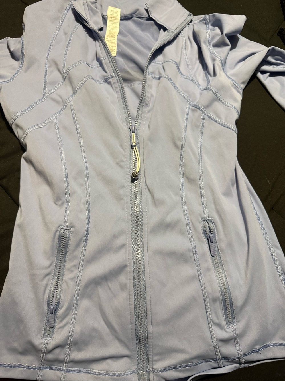 lululemon athletica Pale Blue Zip-Up Utility Jacket